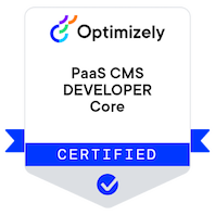 Optimizely PaaS CMS Certified Developer - Core Competency 2025